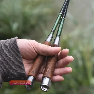 Телескопическая удочка из углеродного волокна 1.2/1.8/2.1м