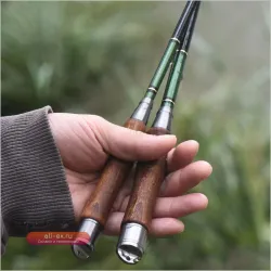 Телескопическая удочка из углеродного волокна 1.2/1.8/2.1м