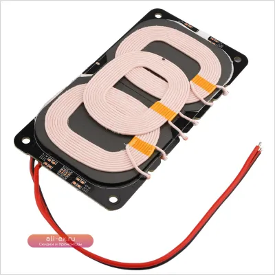 20W Type-C беспроводное зарядное устройство Qi с 3 катушками, модуль передатчика 5V 9V 12V для DIY, автомобильного и наружного питания