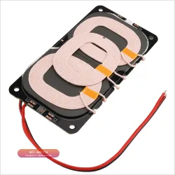 20W Type-C беспроводное зарядное устройство Qi с 3 катушками, модуль передатчика 5V 9V 12V для DIY, автомобильного и наружного питания