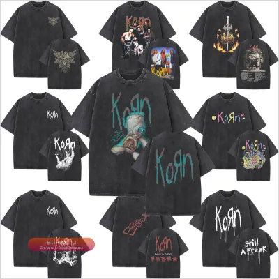 Футболка унисекс Washed Vintage Korn "Issues" Rock Band