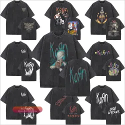 Футболка унисекс Washed Vintage Korn "Issues" Rock Band