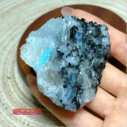 Сырой Белый Лунный Камень для Энергетического Исцеления и Декора