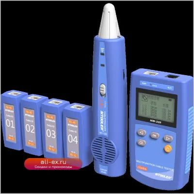 Локатор обрывов и повреждений сетевого кабеля Netur NW320 с функцией диагностики аудио-телефонии