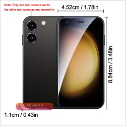 SOYES XS20 Pro 3.0" Мини-смартфон, 2GB RAM, 16GB ROM, Android 8.1, Dual SIM, Wi-Fi, GPS, 3G