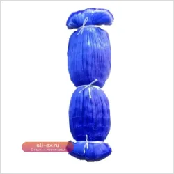 Леска монофильная POUI COME DREAM 0.11-0.17мм синяя, готовая сеть рыболовная 10-60мм красная