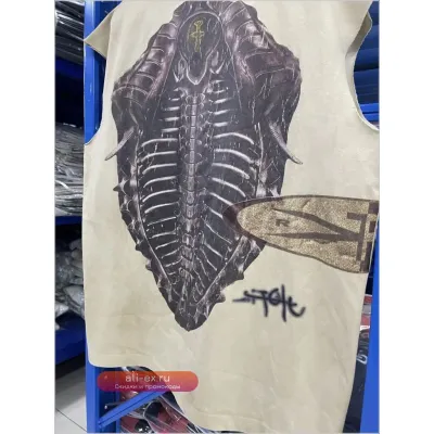 Футболка унисекс Cactus Jack "Utopia Skeleton" без рукавов из чистого хлопка