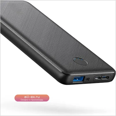 Портативное зарядное устройство Anker PowerCore Ultra Slim 10000mAh с PowerIQ