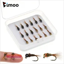 Мушки Bimoo "Хвост фазана" для форели и окуня, 18 шт.