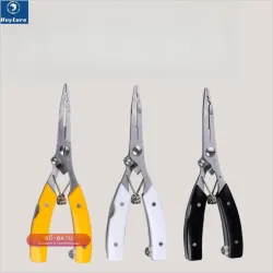 Многофункциональные рыболовные плоскогубцы из нержавеющей стали с резаком, ножницами и экстрактором