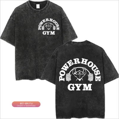 Футболка Powerhouse Gym с двусторонним принтом