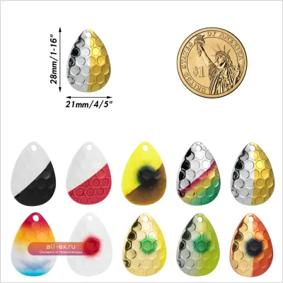 Набор вращающихся лепестков Colorado Blade для спиннинга и создания приманок