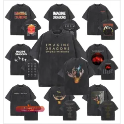 Футболка Rock Band Imagine Dragons Loom World Tour 2025 Vintage