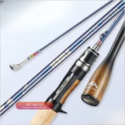 Удилище Fuji Single Leg Micro Rod UL Power Carbon Blank с катушкодержателем Pistol Grip для чувствительной поклевки, легкое