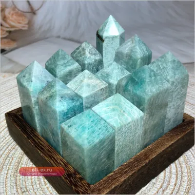 Башня из натурального амазонита, высококачественный камень для исцеления и медитации