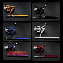 Компактный телескопический удочка-спиннинг для рыбалки "Карманная Мини" с катушкой
