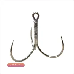 Крючки тройные из углеродистой стали Super Sharp для морской троллинговой рыбалки