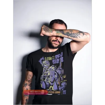 Футболка унисекс "Ремонт роботов Chrono Trigger" в стиле ретро-гейминг