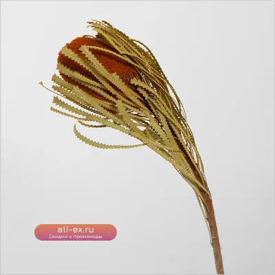 Декоративное настольное панно из сухоцветов "Цветочная фантазия"