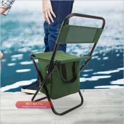 Туристический раскладной стул для рыбалки и кемпинга, удобный пляжный складной стул