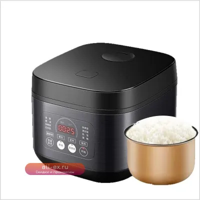 Мультиварка-рисоварка 5 л, умная, круглая, на 3-4 человека
