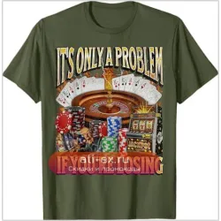 Футболка "Проблема только если проигрываешь" с юмором