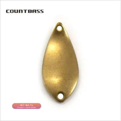 Заготовки для спиннинговых приманок Countbass 50 шт. латунь, размер 3/32 унции, для ловли лосося и окуня