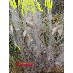 Леска для рыбалки 20/35/50 м, трехслойная плавучая жаберная сеть