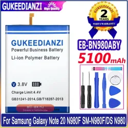 Аккумулятор GUKEEDIANZI EB-BN980ABY 5100mAh для Samsung Galaxy Note 20