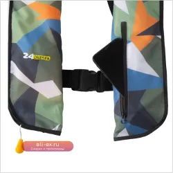 Спасательный жилет для рыбалки с ручным надуванием для взрослых, авто J-811