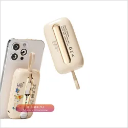 Портативное зарядное устройство 10000mAh Type-C для iPhone с принтом, 22.5W быстрая зарядка, LED дисплей