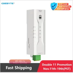 NE2-D11P: RS485 ModBus шлюз/конвертер CDEBYTE с MQTT и гальванической развязкой