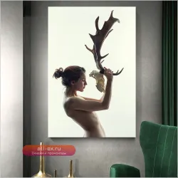 Стильная ретро-картина маслом "Сексуальная женщина" для украшения гостиной в скандинавском стиле