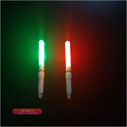 Светящиеся рыболовные палочки 20 шт. с батарейкой