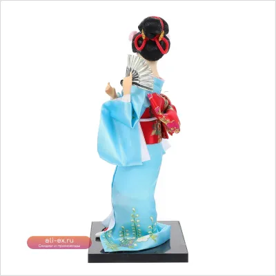 Японские гейши настольные деревянные статуэтки для интерьера и офиса