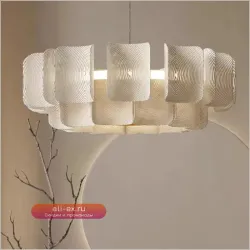 Современная роскошная светодиодная люстра Wabi Sabi для гостиной, столовой, спальни, кухни