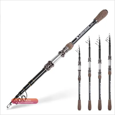 Ультралегкое телескопическое удилище из углеволокна для морской рыбалки 1.8-2.7м