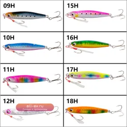 Приманка для морской рыбалки Maria Japan Teppan Bait Long Casting 45г/60г