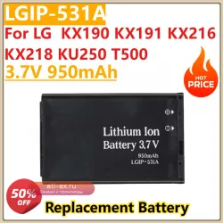 Аккумулятор 3.7V 950mAh LGIP-531A для LG KX190 KX191 KX216 KX218 KU250 T500