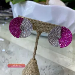 Серьги Missvikki Luxury Round Shiny Romantic