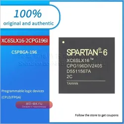 Микросхема XC6SLX16-2CPG196I/C в черном корпусе PC