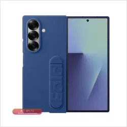 Чехол-подставка для Samsung Galaxy Z Fold7 2025 из эко-кожи, противоударный, ультратонкий