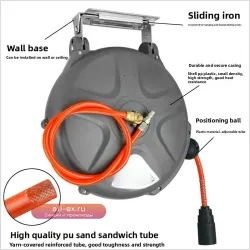 Автоматический бухтовый барабан для шлангов и труб