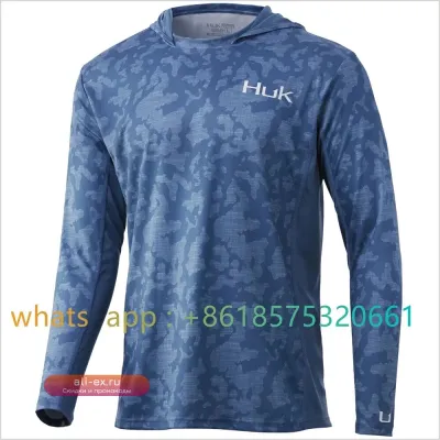 Мужская футболка для рыбалки Huk Icon X с длинным рукавом и защитой от УФ