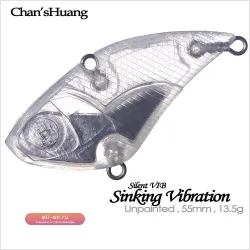 Неокрашенные заготовки воблеров Chan’sHuang 20 шт. 5.5 см 13.5 г тонущие для самостоятельной покраски