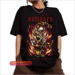 Постер с принтом Райнер Браун подарок фанатам Эрена Йегера и Зика Йегера