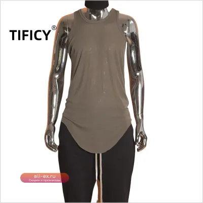 Мужской жилет TIFICY RO из шерсти с "ласточкиным хвостом" "Summer Collection" - стильный и универсальный топ без рукавов для модного образа