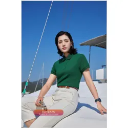 Мужская рубашка-поло Sorona с охлаждающим эффектом, влагоотводящая, несминаемая, для корпоративной униформы и работы летом