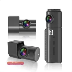 Видеорегистратор Dual Lens 4K Starvis 2 Blackbox HDR WDR с Wi-Fi, ночным видением, записью видео с передней и задней камеры