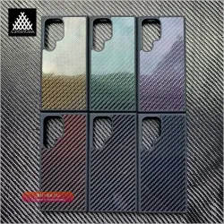 Чехол из настоящего глянцевого плетеного цветного углеродного волокна с MagSafe для Samsung Galaxy S25 Ultra S24 Ultra S23 Ultra